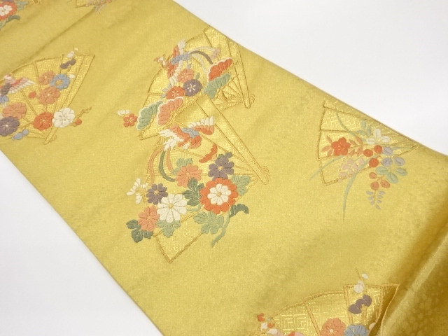 JAPANESE FUKURO OBI / KARA-ORI / WOVEN FLOWER